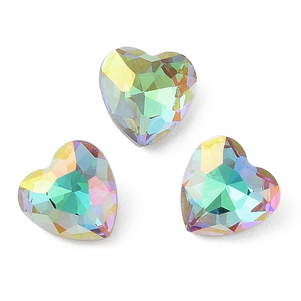 PandaHall Glass Rhinestone Cabochons, Flat Back & Back Plated, Faceted, Heart, Sphinx, 10x10x5mm Glass Rhinestone Heart Green
PandaHall Glass Rhinestone Cabochons, Flat Back & Back Plated, Faceted, Heart, Sphinx, 10x10x5mm Glass Rhinestone Heart Green