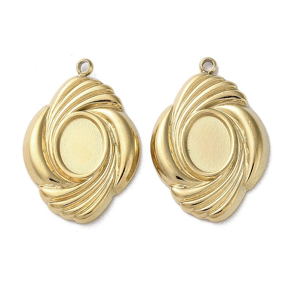 PandaHall Ion Plating(IP) 304 Stainless Steel Pendant Canbochon Srttings, Real 18K Gold Plated, Rhombus, 23x15.5x2.5mm, Hole: 1.4mm 304...
PandaHall Ion Plating(IP) 304 Stainless Steel Pendant Canbochon Srttings, Real 18K Gold Plated, Rhombus, 23x15.5x2.5mm, Hole: 1.4mm 304...