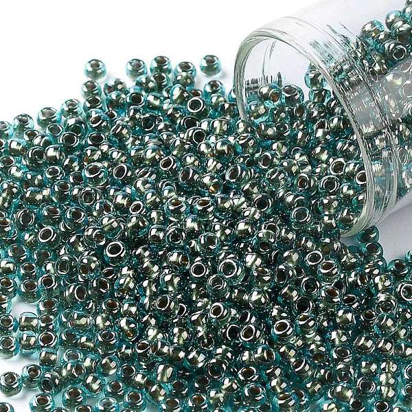 PandaHall TOHO Round Seed Beads, Japanese Seed Beads, (284) Inside Color Aqua/Gold Lined, 8/0, 3mm, Hole: 1mm, about 222pcs/10g Glass Blue
PandaHall TOHO Round Seed Beads, Japanese Seed Beads, (284) Inside Color Aqua/Gold Lined, 8/0, 3mm, Hole: 1mm, about 222pcs/10g Glass Blue