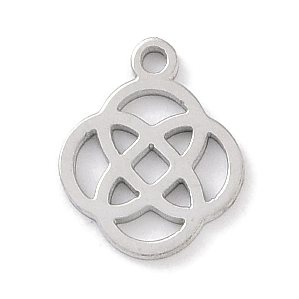 PandaHall 304 Stainless Steel Charms, Laser Cut, Stainless Steel Color, Flower, 10x8x1mm, Hole: 1mm 304 Stainless Steel Flower
PandaHall 304 Stainless Steel Charms, Laser Cut, Stainless Steel Color, Flower, 10x8x1mm, Hole: 1mm 304 Stainless Steel Flower