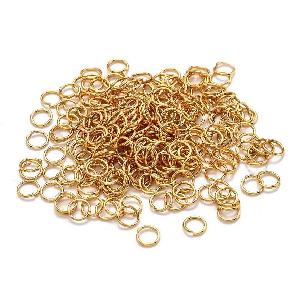 PandaHall 304 Stainless Steel Jump Rings, Open Jump Rings, Real 18k Gold Plated, 24 Gauge, 4x0.5mm, Inner Diameter: 3mm 304 Stainless Steel
PandaHall 304 Stainless Steel Jump Rings, Open Jump Rings, Real 18k Gold Plated, 24 Gauge, 4x0.5mm, Inner Diameter: 3mm 304 Stainless Steel