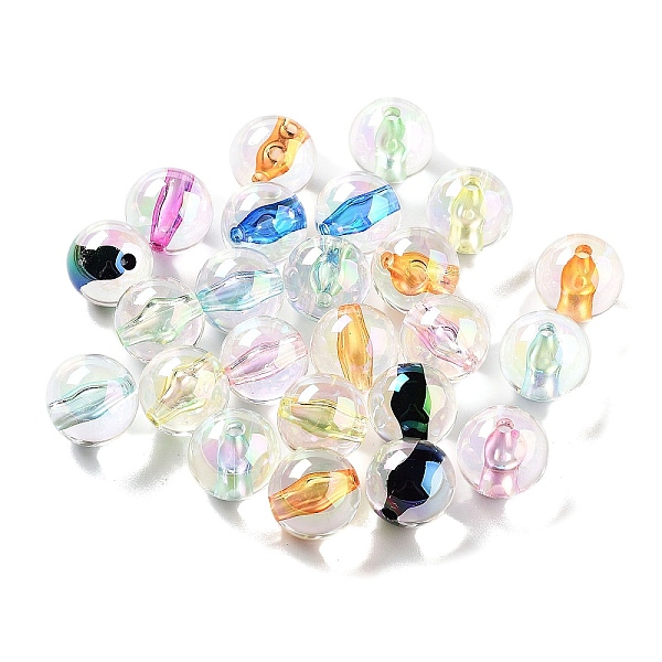 PandaHall UV Plating Transparent Acrylic Beads, Iridescent, Bead in Bead, Round, Mixed Color, 13.5mm, Hole: 2.3mm Acrylic Round Multicolor
PandaHall UV Plating Transparent Acrylic Beads, Iridescent, Bead in Bead, Round, Mixed Color, 13.5mm, Hole: 2.3mm Acrylic Round Multicolor