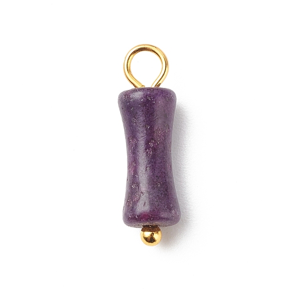 PandaHall Natural Calcite Pendants, with Golden Tone Brass Findings, Bamboo-Shaped Charm, Dyed & Heated, 17.5x5mm, Hole: 2.5~2.7mm Calcite...
PandaHall Natural Calcite Pendants, with Golden Tone Brass Findings, Bamboo-Shaped Charm, Dyed & Heated, 17.5x5mm, Hole: 2.5~2.7mm Calcite...