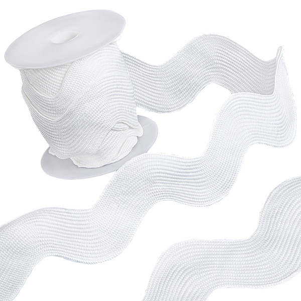 PandaHall GORGECRAFT 1 Roll 1-3/8 inch(34mm) White RIC Rac Trim Ribbon 5 Yards Rick Rack Wave Sewing Bending Fringe Trim Braided Woven...
PandaHall GORGECRAFT 1 Roll 1-3/8 inch(34mm) White RIC Rac Trim Ribbon 5 Yards Rick Rack Wave Sewing Bending Fringe Trim Braided Woven...