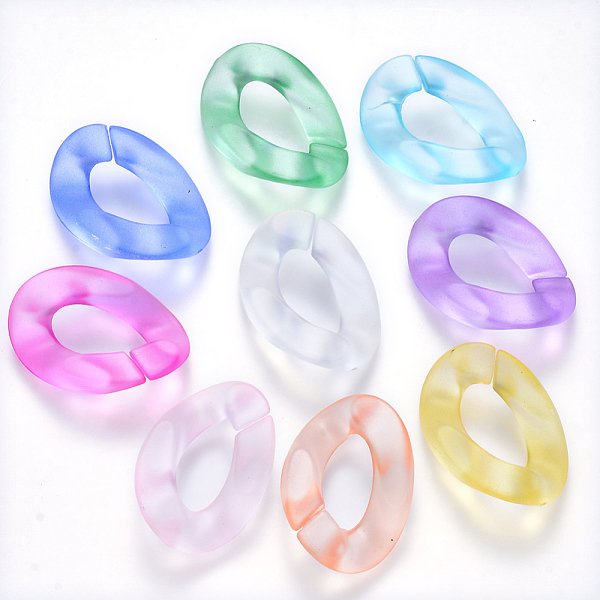 PandaHall Transparent Acrylic Linking Rings, Quick Link Connectors, for Curb Chains Making, Frosted, Twist, Mixed Color, 30x21x6mm, Inner..., Multicolor
PandaHall Transparent Acrylic Linking Rings, Quick Link Connectors, for Curb Chains Making, Frosted, Twist, Mixed Color, 30x21x6mm, Inner..., Multicolor