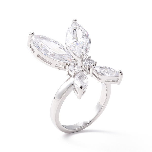 PandaHall Butterfly Clear Cubic Zirconia Cuff Ring, Exquisite Brass Cubic Zirconia Open Ring for Women, Platinum, US Size 6 1/2(16.9mm)...
PandaHall Butterfly Clear Cubic Zirconia Cuff Ring, Exquisite Brass Cubic Zirconia Open Ring for Women, Platinum, US Size 6 1/2(16.9mm)...
