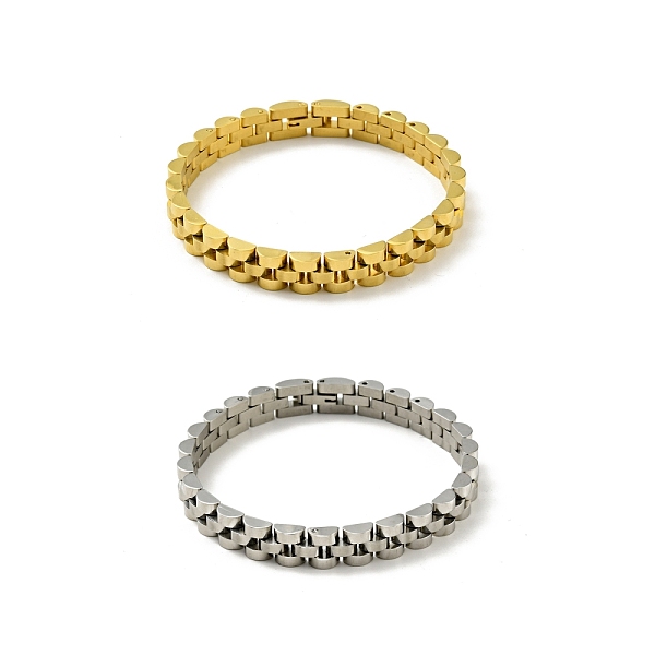 PandaHall 304 Stainless Steel Thick Link Chain Bracelet, Watch Band Chain Bracelet for Men Women, Mixed Color, 8-1/4x1/4x1/8 inch...
PandaHall 304 Stainless Steel Thick Link Chain Bracelet, Watch Band Chain Bracelet for Men Women, Mixed Color, 8-1/4x1/4x1/8 inch...