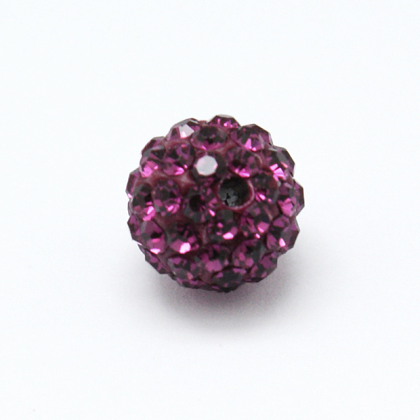 PandaHall Pave Disco Ball Beads, Polymer Clay Rhinestone Beads, Grade A, Round, Fuchsia, PP12(1.8~1.9mm), 8mm, Hole: 1mm Polymer Clay+Glass..., Purple
PandaHall Pave Disco Ball Beads, Polymer Clay Rhinestone Beads, Grade A, Round, Fuchsia, PP12(1.8~1.9mm), 8mm, Hole: 1mm Polymer Clay+Glass..., Purple