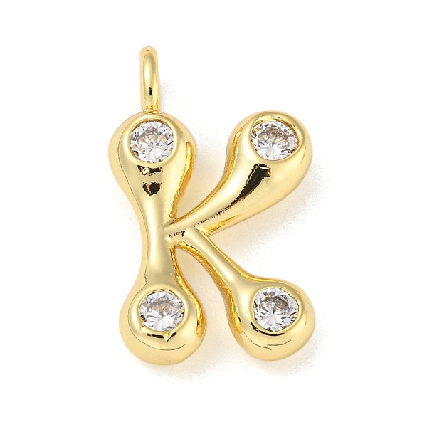 PandaHall Rack Plating Brass Micro Pave Cubic Zirconia Pendants, Cadmium Free & Lead Free, Long-Lasting Plated, Real 18K Gold Plated, Letter..., Clear
PandaHall Rack Plating Brass Micro Pave Cubic Zirconia Pendants, Cadmium Free & Lead Free, Long-Lasting Plated, Real 18K Gold Plated, Letter..., Clear
