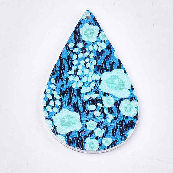 PandaHall Printed Wooden Big Pendants, Dyed, Teardrop with Flower Pattern, Colorful, 59x36x2.5mm, Hole: 1.5mm Wood Teardrop
PandaHall Printed Wooden Big Pendants, Dyed, Teardrop with Flower Pattern, Colorful, 59x36x2.5mm, Hole: 1.5mm Wood Teardrop