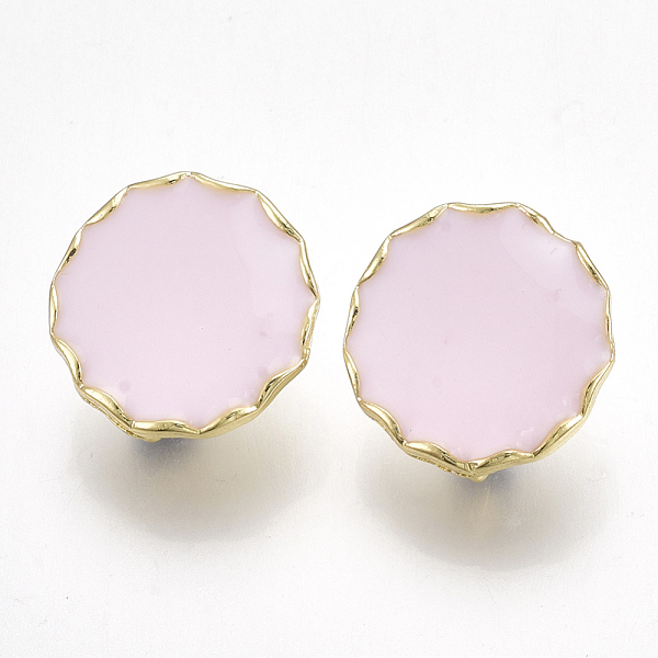 PandaHall Alloy Stud Earring Findings, with Steel Pins and Enamel, with Loop, Flat Round, Light Gold, Pink, 19x19mm, Hole: 4mm, Pin: 0.7mm...
PandaHall Alloy Stud Earring Findings, with Steel Pins and Enamel, with Loop, Flat Round, Light Gold, Pink, 19x19mm, Hole: 4mm, Pin: 0.7mm...