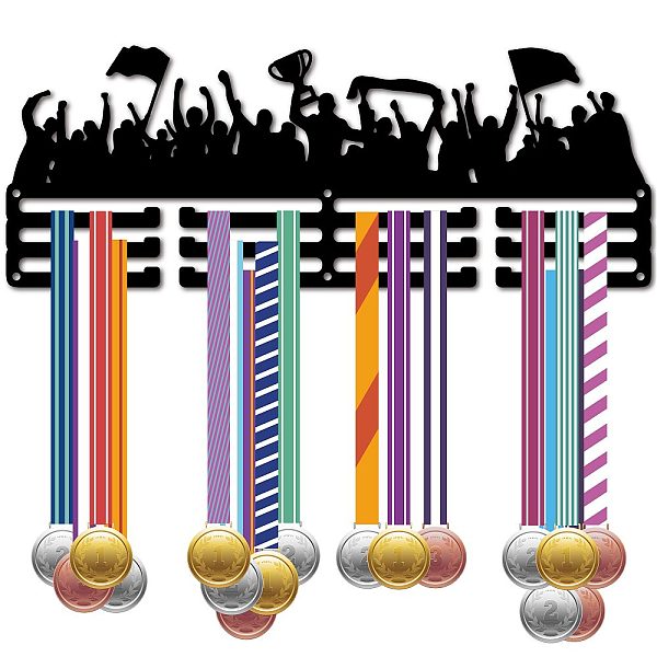 PandaHall Fashion Iron Medal Hanger Holder Display Wall Rack, 3-Line, with Screws, Black, Human, 150x400mm, Hole: 5mm Iron Human Black
PandaHall Fashion Iron Medal Hanger Holder Display Wall Rack, 3-Line, with Screws, Black, Human, 150x400mm, Hole: 5mm Iron Human Black