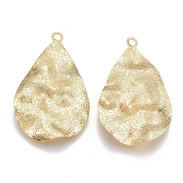 PandaHall Brass Hammered Pendants, teardrop, Nickel Free, Real 18K Gold Plated, 34x21x2.5mm, Hole: 1.8mm Brass Teardrop
PandaHall Brass Hammered Pendants, teardrop, Nickel Free, Real 18K Gold Plated, 34x21x2.5mm, Hole: 1.8mm Brass Teardrop