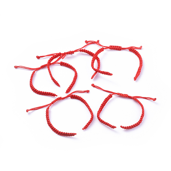 PandaHall Braided Nylon Cord for DIY Bracelet Making, Red, 145~155x5x2mm, Hole: 2~4mm Nylon Red
PandaHall Braided Nylon Cord for DIY Bracelet Making, Red, 145~155x5x2mm, Hole: 2~4mm Nylon Red