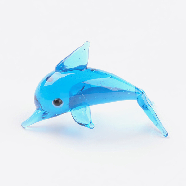 PandaHall Home Decorations, Handmade Lampwork Display Decorations, Dolphin, Deep Sky Blue, 29x12x17mm Lampwork Dolphin Blue
PandaHall Home Decorations, Handmade Lampwork Display Decorations, Dolphin, Deep Sky Blue, 29x12x17mm Lampwork Dolphin Blue