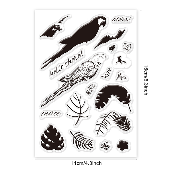 PandaHall PVC Plastic Stamps, for DIY Scrapbooking, Photo Album Decorative, Cards Making, Stamp Sheets, Bird Pattern, 16x11x0.3cm Plastic...
PandaHall PVC Plastic Stamps, for DIY Scrapbooking, Photo Album Decorative, Cards Making, Stamp Sheets, Bird Pattern, 16x11x0.3cm Plastic...