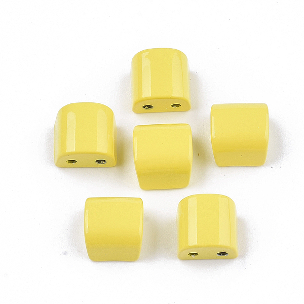 PandaHall Spray Painted Alloy Multi-Strand Links, For Tile Elastic Bracelets Making, Semicircle, Yellow, 8x8x6mm, Hole: 1.2mm Alloy Half...
PandaHall Spray Painted Alloy Multi-Strand Links, For Tile Elastic Bracelets Making, Semicircle, Yellow, 8x8x6mm, Hole: 1.2mm Alloy Half...