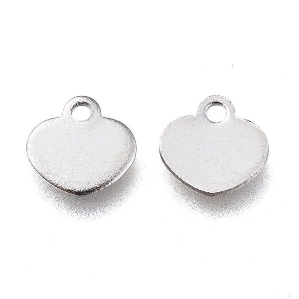 PandaHall Stainless Steel Charms, Stamping Blank Tag, Heart, Stainless Steel Color, 5.64x5.68x0.61mm, Hole: 1.2mm Stainless Steel Heart
PandaHall Stainless Steel Charms, Stamping Blank Tag, Heart, Stainless Steel Color, 5.64x5.68x0.61mm, Hole: 1.2mm Stainless Steel Heart