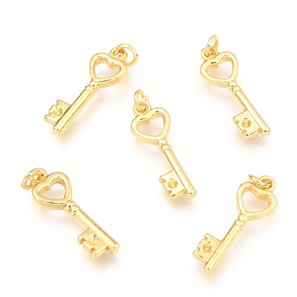 PandaHall Alloy Pendants, Long-Lasting Plated, with Jump Ring, Heart Key, Real 18K Gold Plated, 20x7x2.3mm, Hole: 2.5mm Alloy Key
PandaHall Alloy Pendants, Long-Lasting Plated, with Jump Ring, Heart Key, Real 18K Gold Plated, 20x7x2.3mm, Hole: 2.5mm Alloy Key
