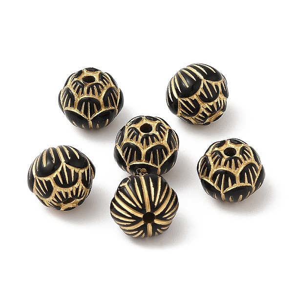 PandaHall Transparent Acrylic Beads, Golden Metal Enlaced, Flower, Black, 10.5mm, Hole: 1.8mm, about 770pcs/500g Acrylic Flower Black
PandaHall Transparent Acrylic Beads, Golden Metal Enlaced, Flower, Black, 10.5mm, Hole: 1.8mm, about 770pcs/500g Acrylic Flower Black