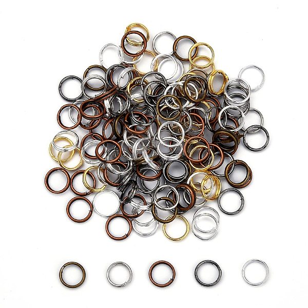 PandaHall Iron Split Rings, Double Loops Jump Rings, Mixed Color, 6x1.3mm, about 4.7mm inner diameter, about 8184pcs/744g Iron Ring
PandaHall Iron Split Rings, Double Loops Jump Rings, Mixed Color, 6x1.3mm, about 4.7mm inner diameter, about 8184pcs/744g Iron Ring
