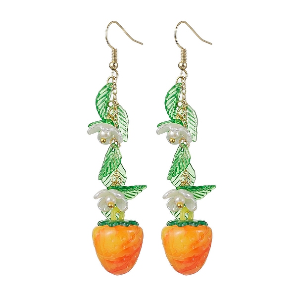 PandaHall Acrylic 304 Stainless Steel Dangle Earrings, Fruit, Strawberry, 81mm Acrylic Strawberry
PandaHall Acrylic 304 Stainless Steel Dangle Earrings, Fruit, Strawberry, 81mm Acrylic Strawberry