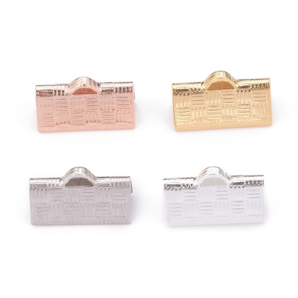 PandaHall 304 Stainless Steel Ribbon Crimp Ends, Mixed Color, 7x10x5mm, Hole: 1.2x0.5mm 304 Stainless Steel
PandaHall 304 Stainless Steel Ribbon Crimp Ends, Mixed Color, 7x10x5mm, Hole: 1.2x0.5mm 304 Stainless Steel