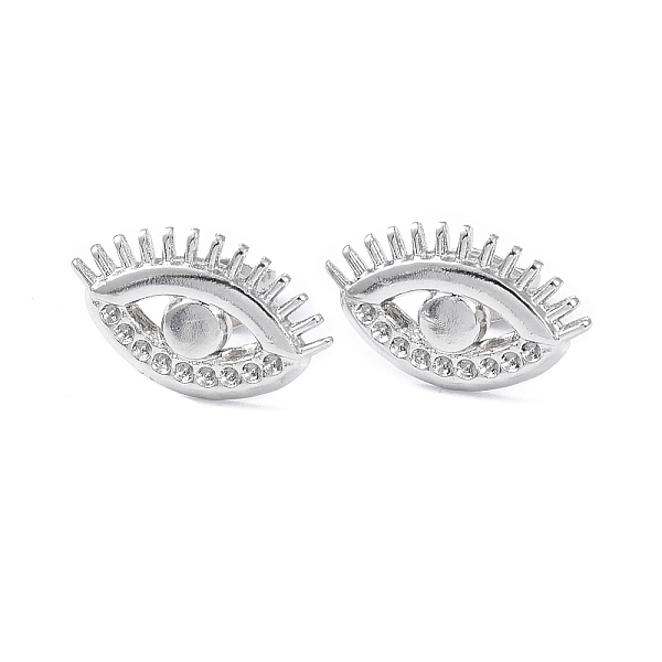 PandaHall 304 Stainless Steel Eye Stud Earring Findings, Earring Settings for Rhinestone, Stainless Steel Color, Fit for 1mm rhinstone...
PandaHall 304 Stainless Steel Eye Stud Earring Findings, Earring Settings for Rhinestone, Stainless Steel Color, Fit for 1mm rhinstone...