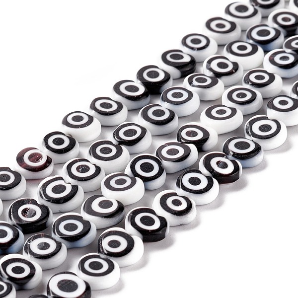 PandaHall Handmade Evil Eye Lampwork Beads Strands, Heart, WhiteSmoke, 6~7x8x3mm, Hole: 1mm, about 47~49pcs/strand, 13.19~13.98 inch..., White
PandaHall Handmade Evil Eye Lampwork Beads Strands, Heart, WhiteSmoke, 6~7x8x3mm, Hole: 1mm, about 47~49pcs/strand, 13.19~13.98 inch..., White