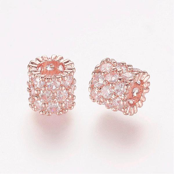 PandaHall Brass Micro Pave Cubic Zirconia European Beads, Large Hole Beads, Column, Rose Gold, 8x7.5mm, Hole: 4.5mm Brass+Cubic Zirconia...
PandaHall Brass Micro Pave Cubic Zirconia European Beads, Large Hole Beads, Column, Rose Gold, 8x7.5mm, Hole: 4.5mm Brass+Cubic Zirconia...