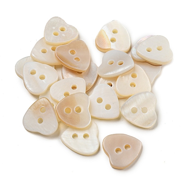 PandaHall Freshwater Shell Button, Heart, Heart, 11.5x11x2mm, Hole: 1.8mm Shell Heart
PandaHall Freshwater Shell Button, Heart, Heart, 11.5x11x2mm, Hole: 1.8mm Shell Heart