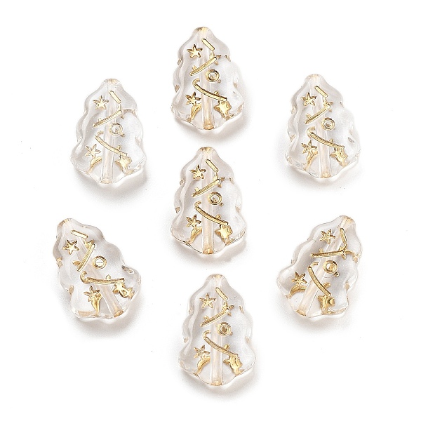 PandaHall Metal Enlaced Transparent Acrylic Beads, Golden Plated, Christmas Tree, Clear, 17x11.5x5mm, Hole: 1mm, about 757Pcs/500G Acrylic...
PandaHall Metal Enlaced Transparent Acrylic Beads, Golden Plated, Christmas Tree, Clear, 17x11.5x5mm, Hole: 1mm, about 757Pcs/500G Acrylic...