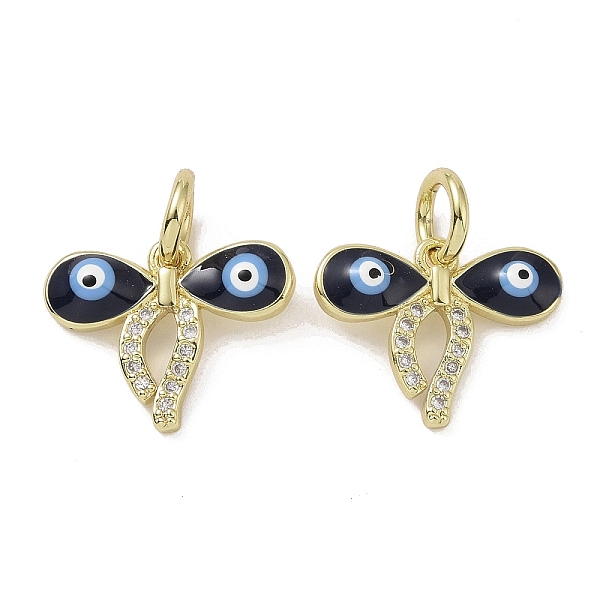PandaHall Real 18K Gold Plated Brass Micro Pave Cubic Zirconia Pendants, with Enamel and Jump Ring, Evil Eye Charms, Bowknot, 12x15x2.5mm...
PandaHall Real 18K Gold Plated Brass Micro Pave Cubic Zirconia Pendants, with Enamel and Jump Ring, Evil Eye Charms, Bowknot, 12x15x2.5mm...