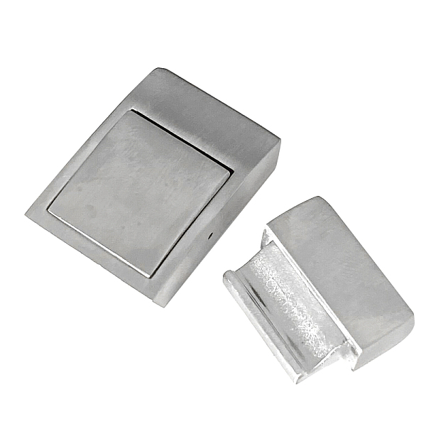 PandaHall 304 Stainless Steel Bayonet Clasps, Frosted, Rectangle, Stainless Steel Color, 35.5x20x7mm, Hole: 4x18mm 304 Stainless Steel
PandaHall 304 Stainless Steel Bayonet Clasps, Frosted, Rectangle, Stainless Steel Color, 35.5x20x7mm, Hole: 4x18mm 304 Stainless Steel