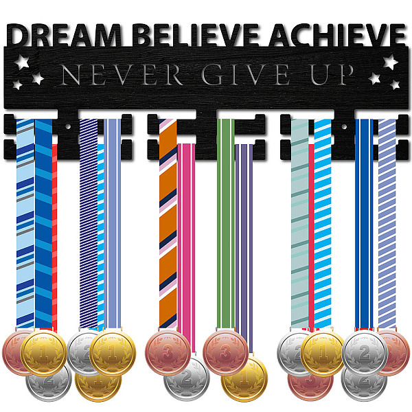PandaHall CREATCABIN Medal Holder Hanger Display Medal Holder Sport Medal Wall Mount Frame Decor Black Wooden Medal Rack for Ribbon Awards...
PandaHall CREATCABIN Medal Holder Hanger Display Medal Holder Sport Medal Wall Mount Frame Decor Black Wooden Medal Rack for Ribbon Awards...