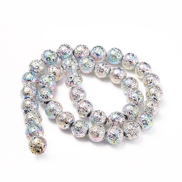 PandaHall Electroplated Natural Lava Rock Beads Strands, Round, Rainbow Plated, 10~10.5mm, Hole: 1.4mm, about 39pcs/strand, 15.5 inch...
PandaHall Electroplated Natural Lava Rock Beads Strands, Round, Rainbow Plated, 10~10.5mm, Hole: 1.4mm, about 39pcs/strand, 15.5 inch...