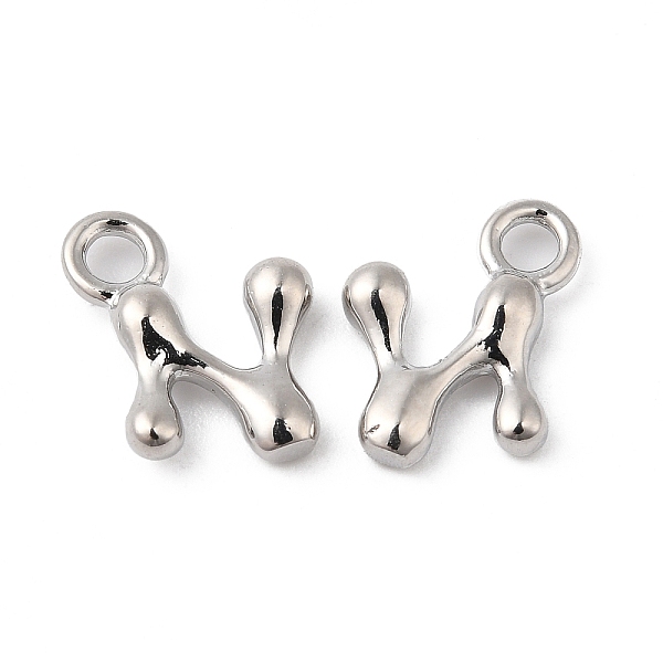 PandaHall Brass Charms, Real Platinum Plated, Letter N, 11x10x2.5mm, hole: 2.5mm Brass Letter N
PandaHall Brass Charms, Real Platinum Plated, Letter N, 11x10x2.5mm, hole: 2.5mm Brass Letter N