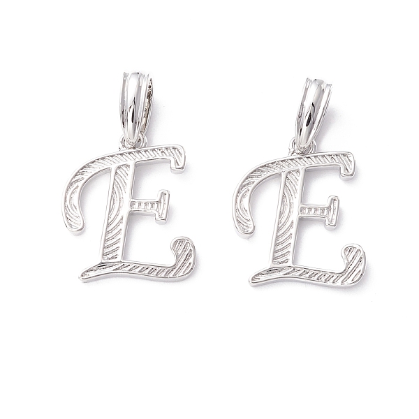 PandaHall Rack Plating Eco-Friendly Brass Letter Pendants, Real Platinum Long-Lasting Plated, Cadmium Free & Lead Free, Letter.E...
PandaHall Rack Plating Eco-Friendly Brass Letter Pendants, Real Platinum Long-Lasting Plated, Cadmium Free & Lead Free, Letter.E...