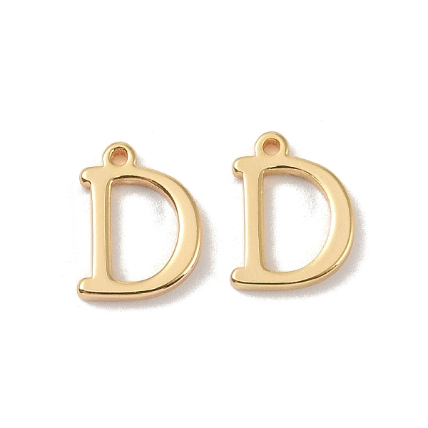 PandaHall Brass Pendants, Real 18K Gold Plated, Letter D, 9.5x7x1.3mm, Hole: 0.8mm Brass Letter D
PandaHall Brass Pendants, Real 18K Gold Plated, Letter D, 9.5x7x1.3mm, Hole: 0.8mm Brass Letter D