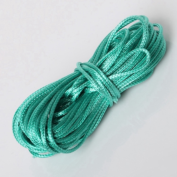 PandaHall Waxed Polyester Cord, Round, Medium Turquoise, 1mm, 15m/bundle Waxed Polyester Cord Round
PandaHall Waxed Polyester Cord, Round, Medium Turquoise, 1mm, 15m/bundle Waxed Polyester Cord Round