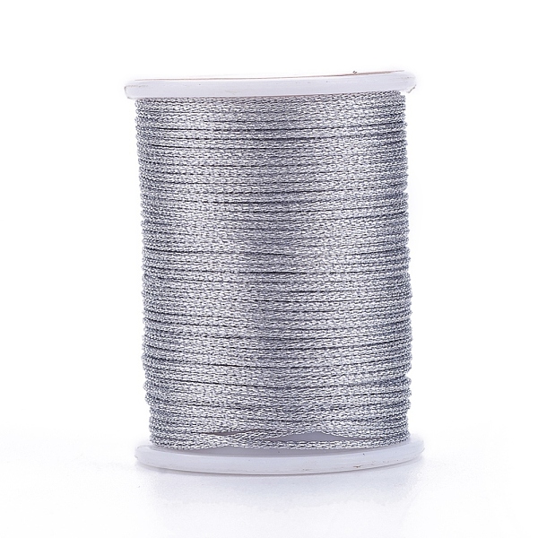 PandaHall Polyester Metallic Thread, Light Grey, 1mm, about 7.65 yards(7m)/roll Polyester Gray
PandaHall Polyester Metallic Thread, Light Grey, 1mm, about 7.65 yards(7m)/roll Polyester Gray