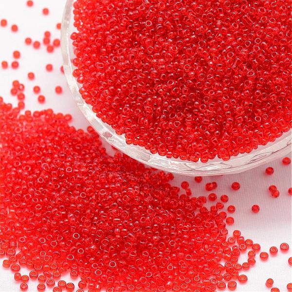 PandaHall 15/0 Glass Seed Beads, Grade A, Round, Transparent Colours, Red, 1.3~1.5mm, Hole: 0.5mm, about 75000pcs/pound Glass Red
PandaHall 15/0 Glass Seed Beads, Grade A, Round, Transparent Colours, Red, 1.3~1.5mm, Hole: 0.5mm, about 75000pcs/pound Glass Red