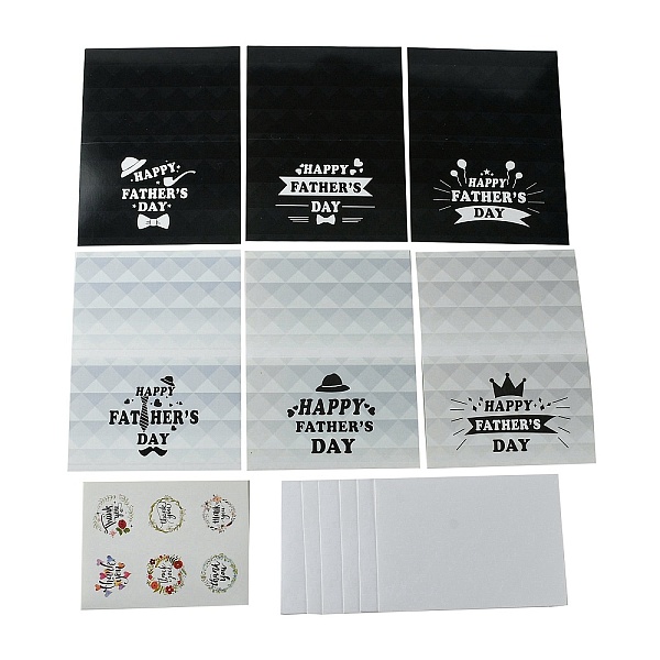 PandaHall Father's Day Gift Cards, with Envelope and Sticker, Silver, 100x150x0.6mm Paper Silver
PandaHall Father's Day Gift Cards, with Envelope and Sticker, Silver, 100x150x0.6mm Paper Silver