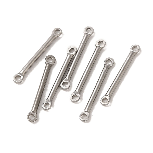 PandaHall 304 Stainless Steel Links, Bar Connector Charms, Stainless Steel Color, 20x2.5x1.5mm, Hole: 1.4mm 304 Stainless Steel Stick
PandaHall 304 Stainless Steel Links, Bar Connector Charms, Stainless Steel Color, 20x2.5x1.5mm, Hole: 1.4mm 304 Stainless Steel Stick