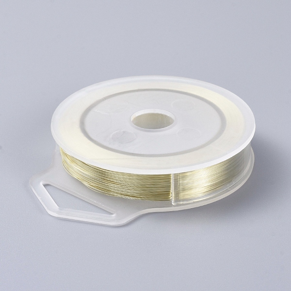 PandaHall Round Copper Wire for Jewelry Making, Light Gold, 0.15mm, about 656.16 Feet(200m)/roll Copper Round
PandaHall Round Copper Wire for Jewelry Making, Light Gold, 0.15mm, about 656.16 Feet(200m)/roll Copper Round