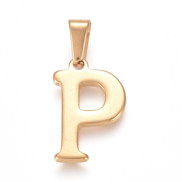PandaHall 304 Stainless Steel Pendants, Golden, Initial Letter.P, 20x12.5x1.8mm, Hole: 3x7mm 304 Stainless Steel Letter
PandaHall 304 Stainless Steel Pendants, Golden, Initial Letter.P, 20x12.5x1.8mm, Hole: 3x7mm 304 Stainless Steel Letter