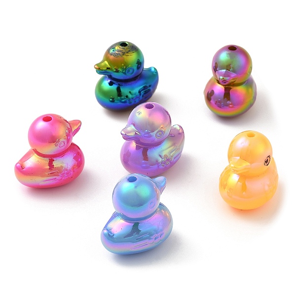 PandaHall UV Plating Opaque Acrylic Beads, Iridescent, Duck, Mixed Color, 22x16x21.5mm, Hole: 2mm Acrylic Duck Multicolor
PandaHall UV Plating Opaque Acrylic Beads, Iridescent, Duck, Mixed Color, 22x16x21.5mm, Hole: 2mm Acrylic Duck Multicolor