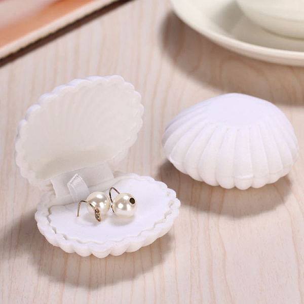 PandaHall Shell Shaped Velvet Jewelry Storage Boxes, Jewelry Gift Case for Earrings Pendants Rings, White, 6x5.5x3cm Velvet Shell Shape...
PandaHall Shell Shaped Velvet Jewelry Storage Boxes, Jewelry Gift Case for Earrings Pendants Rings, White, 6x5.5x3cm Velvet Shell Shape...