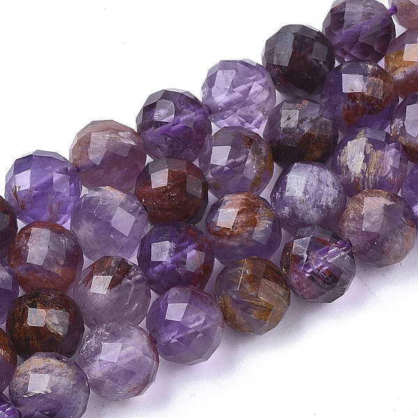 PandaHall Natural Rutilated Quartz Beads Strands, Faceted, Round, 5.5~6x6mm, Hole: 1mm, about 32pcs/strand, 7.48 inch Rutilated Quartz Round
PandaHall Natural Rutilated Quartz Beads Strands, Faceted, Round, 5.5~6x6mm, Hole: 1mm, about 32pcs/strand, 7.48 inch Rutilated Quartz Round