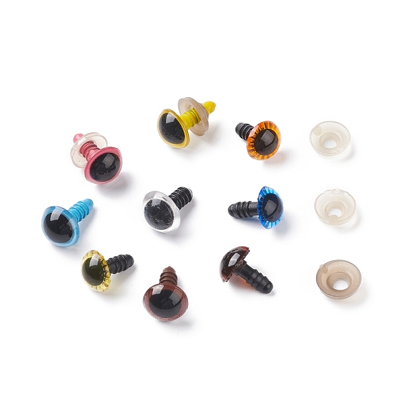 PandaHall Craft Plastic Doll Eyes, Stuffed Toy Eyes, with Silicone Cover, Mixed Color, 17x12mm Plastic Eye Multicolor
PandaHall Craft Plastic Doll Eyes, Stuffed Toy Eyes, with Silicone Cover, Mixed Color, 17x12mm Plastic Eye Multicolor